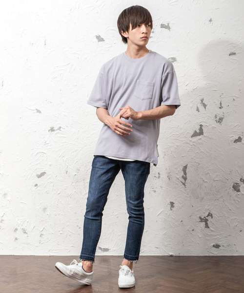 MinoriTY(マイノリティ)の「ストレッチスキニーデニムパンツ メンズ ボトムス ジーンズ(その他パンツ・メンズ・ブラック/グレー/サックスブルー/インディゴブルー・S/M/L/XL)」の6枚目の写真