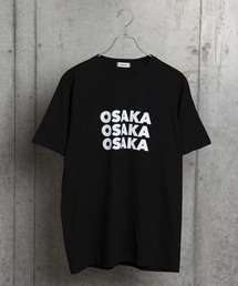 WEGO/3連OSAKAロゴTシャツ