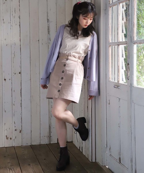 one after another NICE CLAUP（ワンアフターアナザーナイスクラップ）の「ゴールドゴムベルト（ベルト・レディース・ゴールド・FREE）」の5枚目の写真