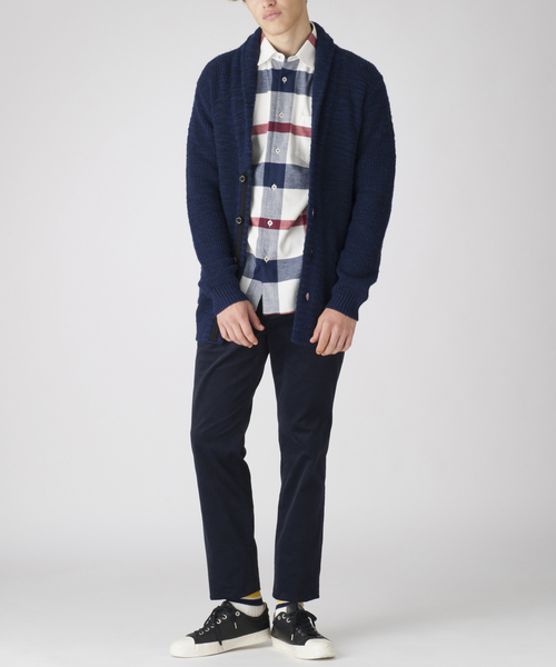 BLACK LABEL CRESTBRIDGE（ブラックレーベル・クレストブリッジ）の「ファインタッチフランネルクレストブリッジチェックシャツ（シャツ/ブラウス・メンズ・ネイビー/グレー系その他/パープル系その他4/ピンク系その他/オフホワイト・LL/M/L/S）」の15枚目の写真