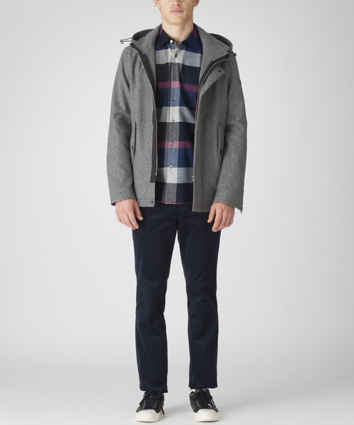 BLACK LABEL CRESTBRIDGE（ブラックレーベル・クレストブリッジ）の「ファインタッチフランネルクレストブリッジチェックシャツ（シャツ/ブラウス・メンズ・ネイビー/グレー系その他/パープル系その他4/ピンク系その他/オフホワイト・LL/M/L/S）」の11枚目の写真