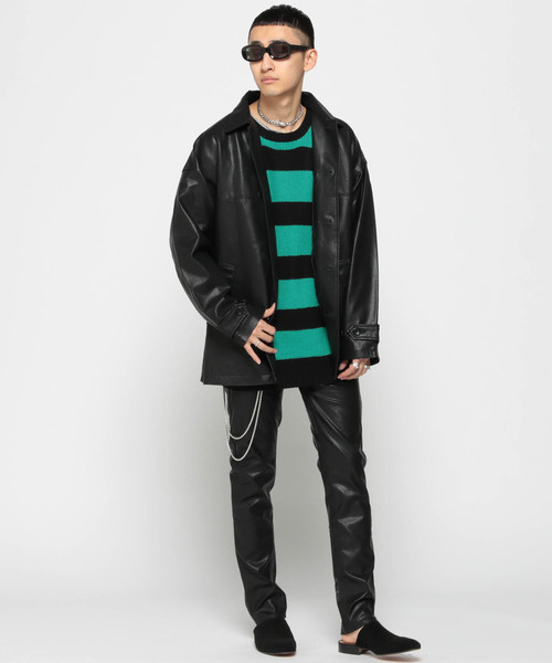 VAPORIZE（ヴェイパライズ）の「VAPORIZE / Fake Leather Jeans（その他パンツ・メンズ・ブラック/その他・SMALL/MEDIUM/LARGE/X-LARGE）」の16枚目の写真