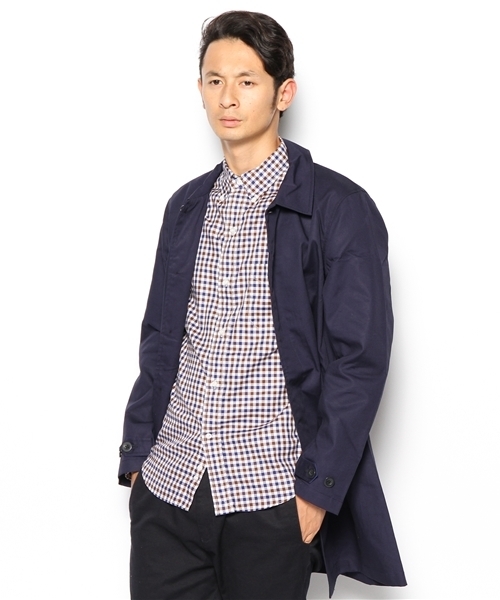 CIAOPANIC（チャオパニック）の「【Ciaopanic】Cボンディングステンカラーコート（ステンカラーコート・メンズ・ネイビー/ブルー/ベージュ・MEDIUM/LARGE）」の5枚目の写真