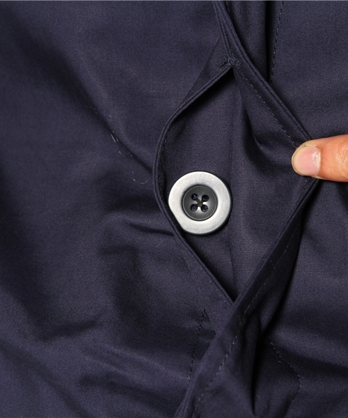 CIAOPANIC（チャオパニック）の「【Ciaopanic】Cボンディングステンカラーコート（ステンカラーコート・メンズ・ネイビー/ブルー/ベージュ・MEDIUM/LARGE）」の8枚目の写真