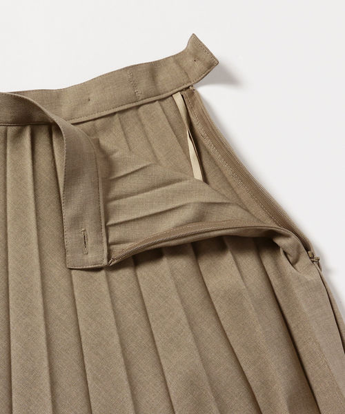 BEAMS BOY（ビームスボーイ）の「BEAMS BOY / ポリエステル トロ アコーディオン スカート（スカート・レディース・ブラック/ベージュ・ONE SIZE）」の20枚目の写真