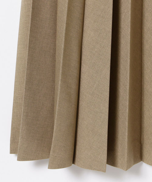 BEAMS BOY（ビームスボーイ）の「BEAMS BOY / ポリエステル トロ アコーディオン スカート（スカート・レディース・ブラック/ベージュ・ONE SIZE）」の19枚目の写真