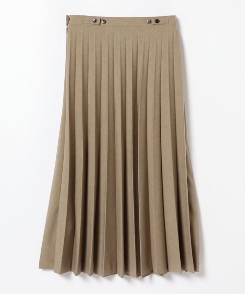 BEAMS BOY（ビームスボーイ）の「BEAMS BOY / ポリエステル トロ アコーディオン スカート（スカート・レディース・ブラック/ベージュ・ONE SIZE）」の18枚目の写真