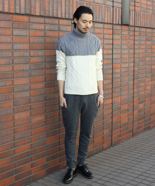 green label relaxing（グリーンレーベルリラクシング）の「JAZZ NEP URAKE リブパンツ（その他パンツ・メンズ・オリーブ/ダークグレー・SMALL/MEDIUM/LARGE）」の11枚目の写真