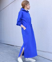 Khaju | Khaju:フードスウェットワンピース◆(ワンピース)