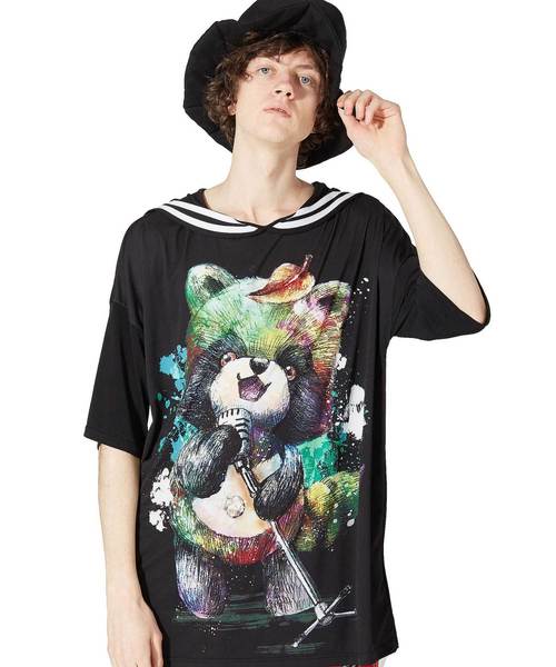 ボーカルタヌキラインセーラーTシャツ -メガビッグ- ボーカルタヌキラインセーラーTシャツ -メガビッグ-