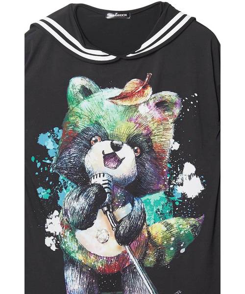 ボーカルタヌキラインセーラーTシャツ -メガビッグ- ボーカルタヌキラインセーラーTシャツ -メガビッグ-