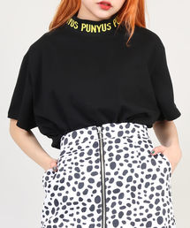 PUNYUS | ロゴジャガードハイネックＴ(Tシャツ/カットソー)