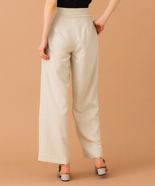 UNITED TOKYO（ユナイテッドトウキョウ）の「フレイズメッシュパンツ（その他パンツ・レディース・ベージュ/ブラック・1/2）」の7枚目の写真