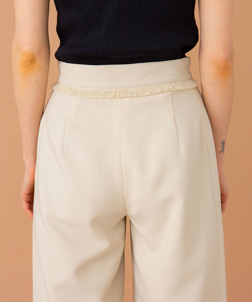 UNITED TOKYO（ユナイテッドトウキョウ）の「フレイズメッシュパンツ（その他パンツ・レディース・ベージュ/ブラック・1/2）」の11枚目の写真