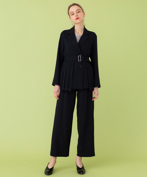 UNITED TOKYO（ユナイテッドトウキョウ）の「フレイズメッシュパンツ（その他パンツ・レディース・ベージュ/ブラック・1/2）」の15枚目の写真