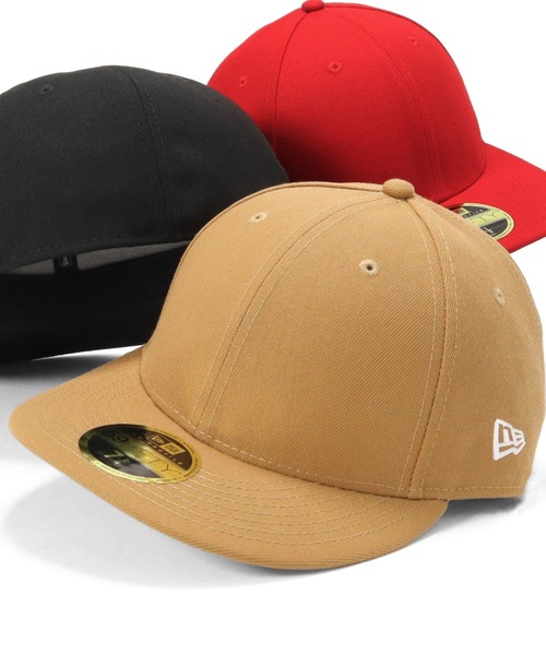 NEW ERA（ニューエラ）の「ニューエラキャップ LP59FIFTY 帽子 無地（キャップ・メンズ・ブラック/ネイビー/ブラック×ホワイト/ロイヤルブルー/ウッドランド/ブラック×ゴールド/ホワイト/レッド/ウィート・7 3/4/7 5/8/7 1/2/7 3/8/7 1/4/8/7 1/8/7/7 7/8）」の5枚目の写真