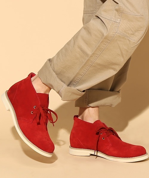 【セール】Dedes / 本革スウェードチャッカブーツ（5077）ショートブーツ（ブーツ）｜Dedes（デデス）のファッション通販