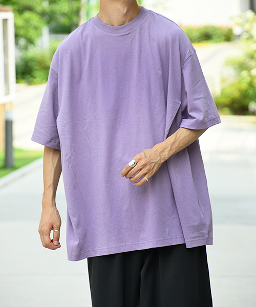 kutir（クティール）の「ドレープウルトラルーズＴシャツ（Tシャツ/カットソー・メンズ・ホワイト/ブラック/ベージュ/パープル・MEDIUM/LARGE）」の4枚目の写真