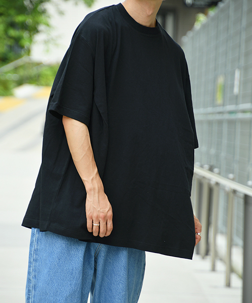 kutir（クティール）の「ドレープウルトラルーズＴシャツ（Tシャツ/カットソー・メンズ・ホワイト/ブラック/ベージュ/パープル・MEDIUM/LARGE）」の3枚目の写真