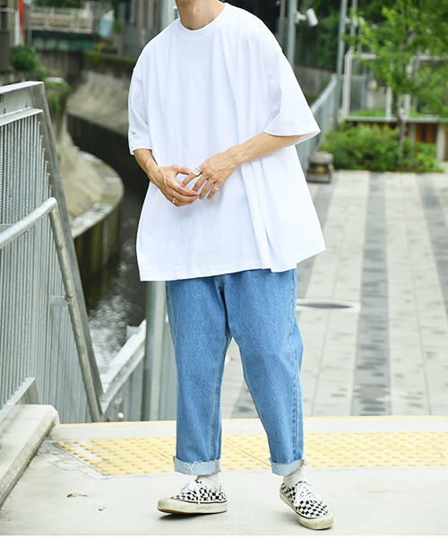 kutir（クティール）の「ドレープウルトラルーズＴシャツ（Tシャツ/カットソー・メンズ・ホワイト/ブラック/ベージュ/パープル・MEDIUM/LARGE）」の5枚目の写真