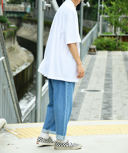 kutir（クティール）の「ドレープウルトラルーズＴシャツ（Tシャツ/カットソー・メンズ・ホワイト/ブラック/ベージュ/パープル・MEDIUM/LARGE）」の6枚目の写真