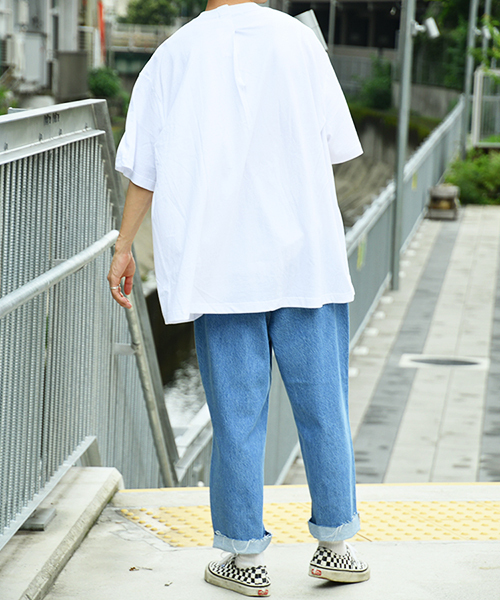 kutir（クティール）の「ドレープウルトラルーズＴシャツ（Tシャツ/カットソー・メンズ・ホワイト/ブラック/ベージュ/パープル・MEDIUM/LARGE）」の7枚目の写真