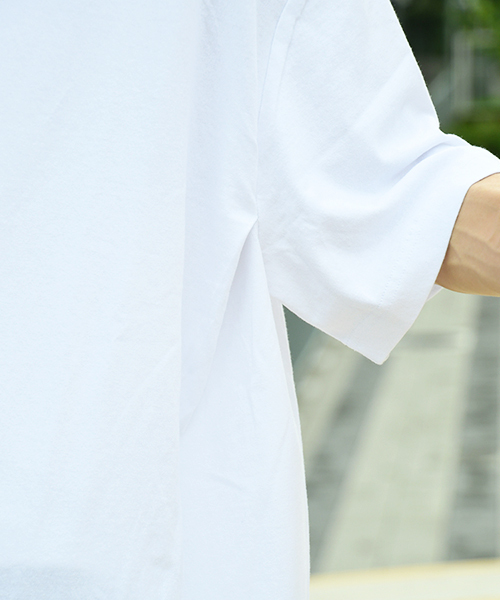 kutir（クティール）の「ドレープウルトラルーズＴシャツ（Tシャツ/カットソー・メンズ・ホワイト/ブラック/ベージュ/パープル・MEDIUM/LARGE）」の11枚目の写真