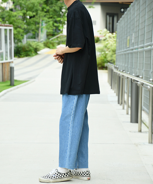 kutir（クティール）の「ドレープウルトラルーズＴシャツ（Tシャツ/カットソー・メンズ・ホワイト/ブラック/ベージュ/パープル・MEDIUM/LARGE）」の14枚目の写真