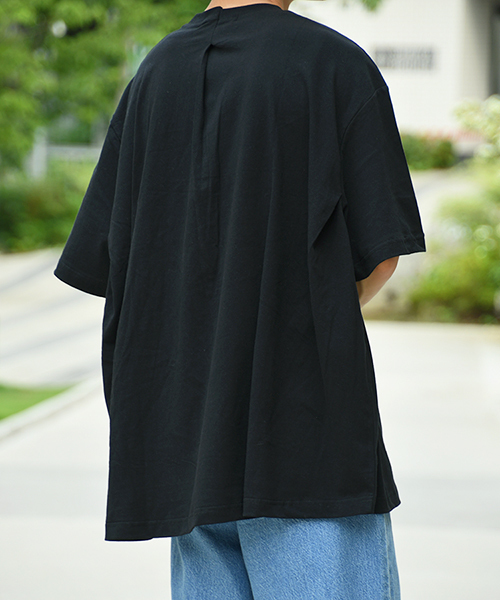 kutir（クティール）の「ドレープウルトラルーズＴシャツ（Tシャツ/カットソー・メンズ・ホワイト/ブラック/ベージュ/パープル・MEDIUM/LARGE）」の18枚目の写真