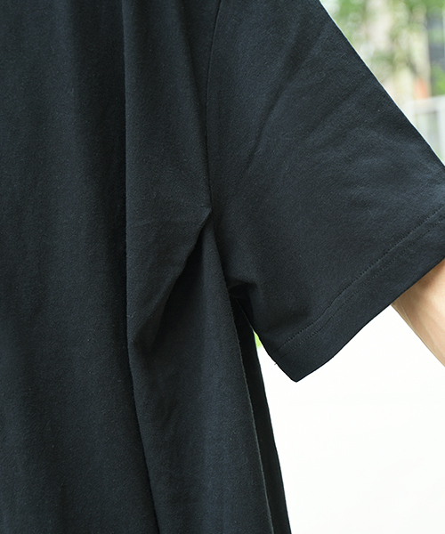 kutir（クティール）の「ドレープウルトラルーズＴシャツ（Tシャツ/カットソー・メンズ・ホワイト/ブラック/ベージュ/パープル・MEDIUM/LARGE）」の19枚目の写真