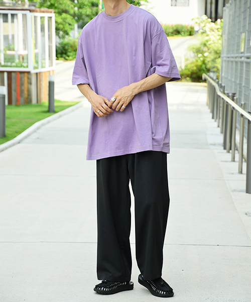 kutir（クティール）の「ドレープウルトラルーズＴシャツ（Tシャツ/カットソー・メンズ・ホワイト/ブラック/ベージュ/パープル・MEDIUM/LARGE）」の21枚目の写真