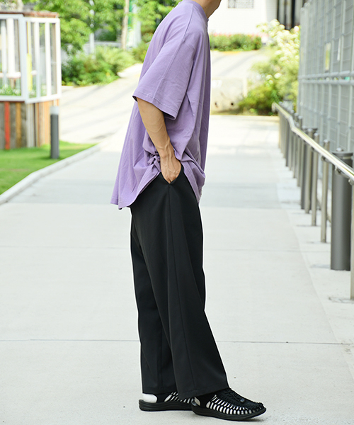 kutir（クティール）の「ドレープウルトラルーズＴシャツ（Tシャツ/カットソー・メンズ・ホワイト/ブラック/ベージュ/パープル・MEDIUM/LARGE）」の22枚目の写真