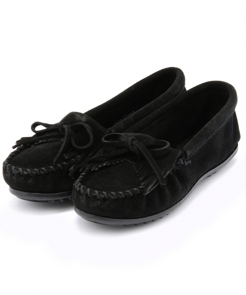 Minnetonka（ミネトンカ）の「[ミネトンカ]MINNETONKA スエードMOCシューズ（モカシン/デッキシューズ・レディース・ブラウン/ネイビー/ライトグレー/ブラック/ケリー・8(25.0)/6(23.0)/5(22.0)/7(24.0)）」の12枚目の写真