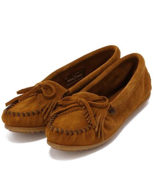 Minnetonka（ミネトンカ）の「[ミネトンカ]MINNETONKA スエードMOCシューズ（モカシン/デッキシューズ・レディース・ブラウン/ネイビー/ライトグレー/ブラック/ケリー・8(25.0)/6(23.0)/5(22.0)/7(24.0)）」の13枚目の写真