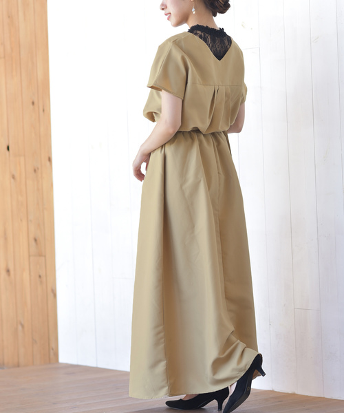 rps（アールピーエス）の「ベルト付きマキシワンピース（ワンピース・レディース・ブラック/ベージュ/モカ/グレイッシュベージュ・M）」の11枚目の写真