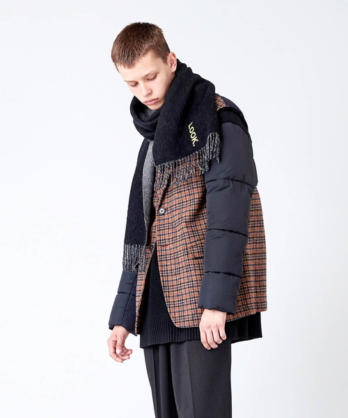 NOISE MAKER(ノイズメーカー)の「【機能綿(SOLAR ball)】ダウンパック切替チェック柄テーラードジャケット(テーラードジャケット)」|ブルー系その他