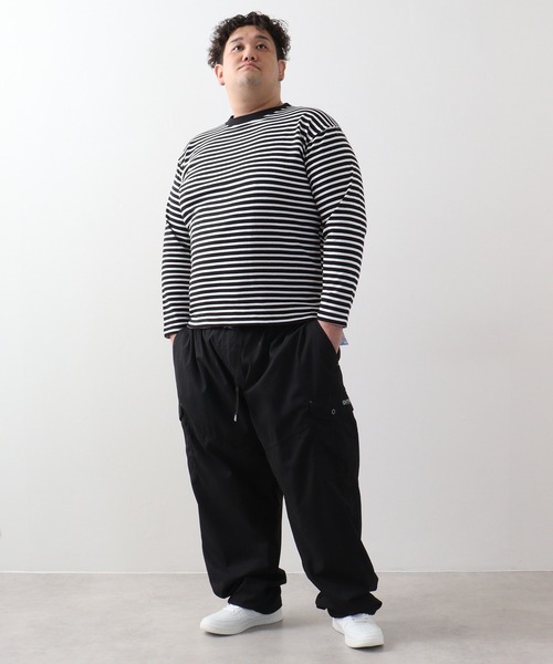 OUTDOOR PRODUCTS APPAREL(アウトドアプロダクツアパレル)の「OUTDOOR キングサイズ TCウェザー裏メッシュクライミングカーゴパンツ 大きいサイズ(カーゴパンツ・メンズ・ブラック/ライトカーキ/ブラウン/ベージュ・3L/4L/5L/2L)」の20枚目の写真
