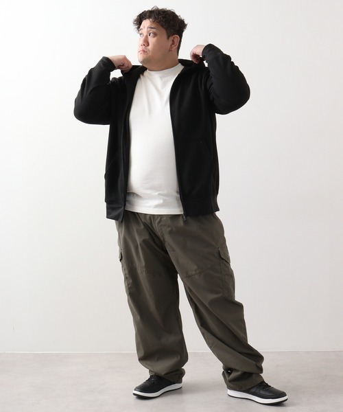 OUTDOOR PRODUCTS APPAREL(アウトドアプロダクツアパレル)の「OUTDOOR キングサイズ TCウェザー裏メッシュクライミングカーゴパンツ 大きいサイズ(カーゴパンツ・メンズ・ブラック/ライトカーキ/ブラウン/ベージュ・3L/4L/5L/2L)」の15枚目の写真