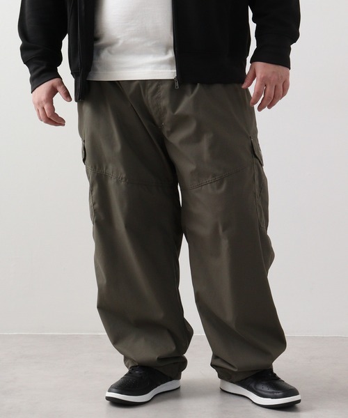 OUTDOOR PRODUCTS APPAREL(アウトドアプロダクツアパレル)の「OUTDOOR キングサイズ TCウェザー裏メッシュクライミングカーゴパンツ 大きいサイズ(カーゴパンツ・メンズ・ブラック/ライトカーキ/ブラウン/ベージュ・3L/4L/5L/2L)」の19枚目の写真