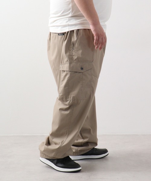 OUTDOOR PRODUCTS APPAREL(アウトドアプロダクツアパレル)の「OUTDOOR キングサイズ TCウェザー裏メッシュクライミングカーゴパンツ 大きいサイズ(カーゴパンツ・メンズ・ブラック/ライトカーキ/ブラウン/ベージュ・3L/4L/5L/2L)」の11枚目の写真