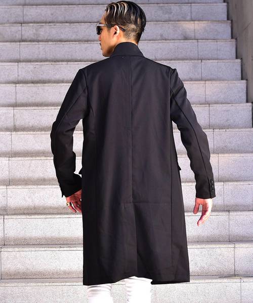 JOKER(ジョーカー)の「切替チェスターコート アウター(チェスターコート・メンズ・ブラック系その他/ブラック・M/L/XL)」の6枚目の写真