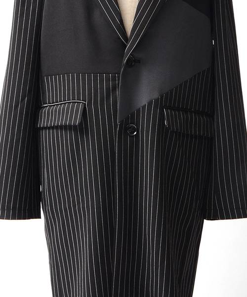 JOKER(ジョーカー)の「切替チェスターコート アウター(チェスターコート・メンズ・ブラック系その他/ブラック・M/L/XL)」の8枚目の写真