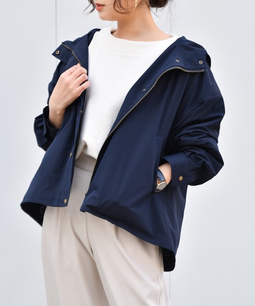 Ambre Neige（アンブルネージュ）の「取り外しライナー付きマウンテンパーカー/マウンパ【WEB/EC限定商品】（マウンテンパーカー・レディース・ブラック/ネイビー/カーキ・FREE）」の3枚目の写真