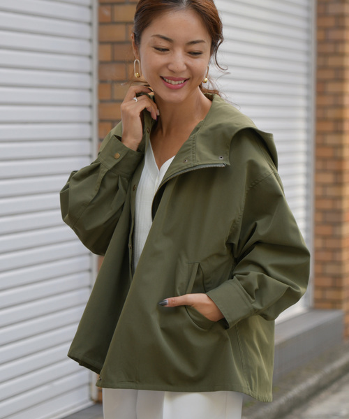 Ambre Neige（アンブルネージュ）の「取り外しライナー付きマウンテンパーカー/マウンパ【WEB/EC限定商品】（マウンテンパーカー・レディース・ブラック/ネイビー/カーキ・FREE）」の10枚目の写真