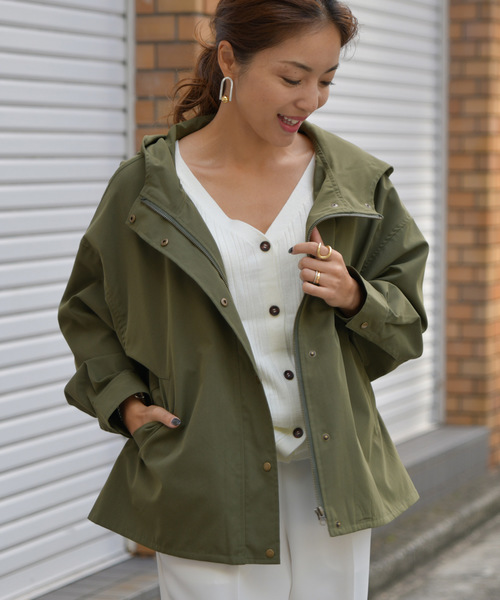 Ambre Neige（アンブルネージュ）の「取り外しライナー付きマウンテンパーカー/マウンパ【WEB/EC限定商品】（マウンテンパーカー・レディース・ブラック/ネイビー/カーキ・FREE）」の9枚目の写真