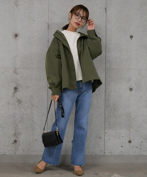 Ambre Neige（アンブルネージュ）の「取り外しライナー付きマウンテンパーカー/マウンパ【WEB/EC限定商品】（マウンテンパーカー・レディース・ブラック/ネイビー/カーキ・FREE）」の17枚目の写真