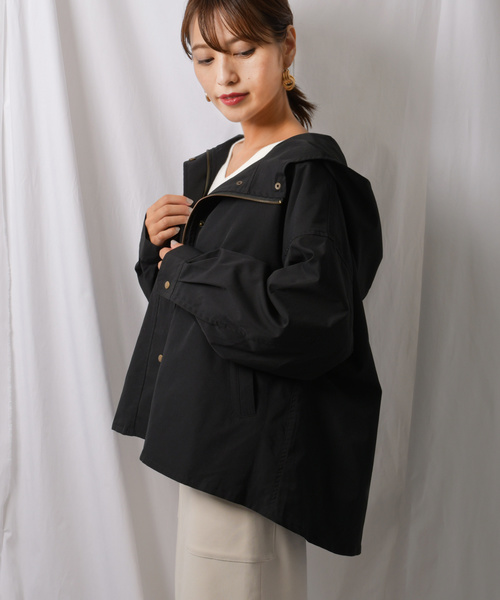 Ambre Neige（アンブルネージュ）の「取り外しライナー付きマウンテンパーカー/マウンパ【WEB/EC限定商品】（マウンテンパーカー・レディース・ブラック/ネイビー/カーキ・FREE）」の6枚目の写真