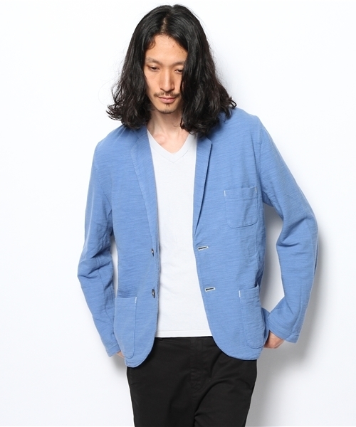 OUTLET(アウトレット)の「【CIAOPANIC TYPY】鹿ノ子テーラージャケット(テーラードジャケット・メンズ・ブルー・LARGE)」の5枚目の写真