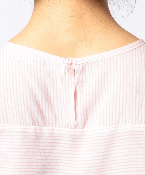 Another Edition（アナザーエディション）の「AE 3クロス ホソBOR  T（シャツ/ブラウス・レディース・シャーベット/ライトブルー・フリー）」の3枚目の写真