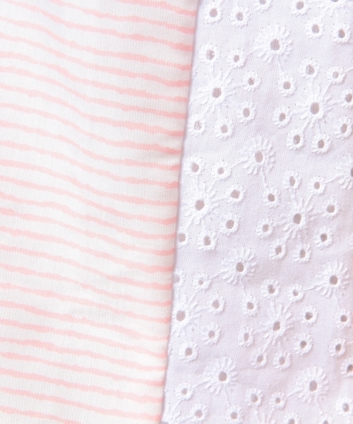 Another Edition（アナザーエディション）の「AE 3クロス ホソBOR  T（シャツ/ブラウス・レディース・シャーベット/ライトブルー・フリー）」の9枚目の写真